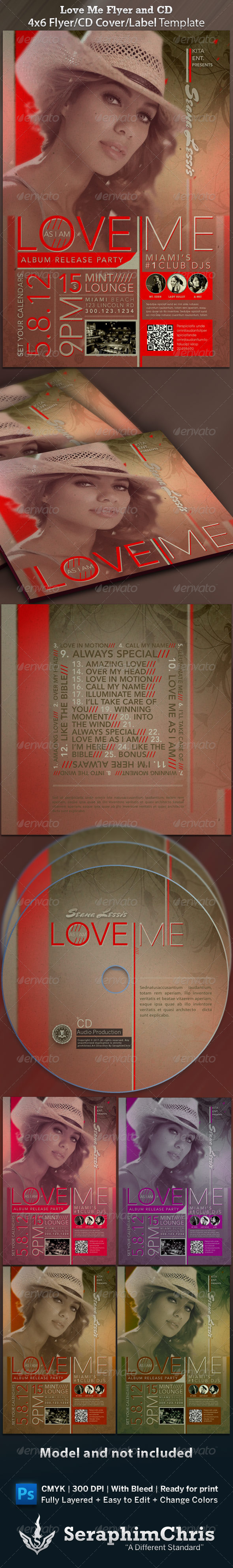GraphicRiver Love Me CD Cover and Flyer Template 1545746 GraphicRiver Love Me CD Cover and Flyer Template 1545746