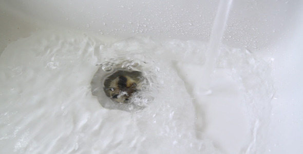 VideoHive Water Drain in White Sink III 1549957 VideoHive Water Drain in White Sink III 1549957