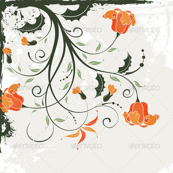 Graphic River Floral Frame Vectors - Decorative Borders 1555404 Graphic River Floral Frame Vectors - Decorative Borders 1555404