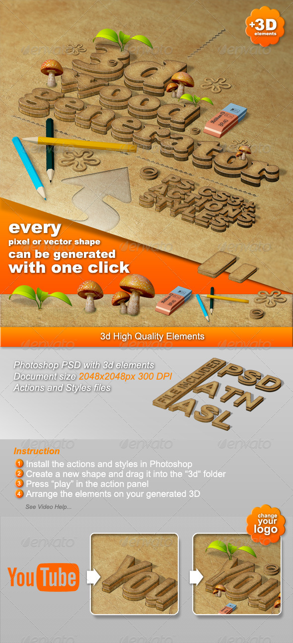 Graphic River 3D Wood Generator Add-ons - Photoshop Actions Utilities 1545931 Graphic River 3D Wood Generator Add-ons - Photoshop Actions Utilities 1545931