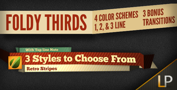 VideoHive Foldy Lower Thirds 1563945 VideoHive Foldy Lower Thirds 1563945