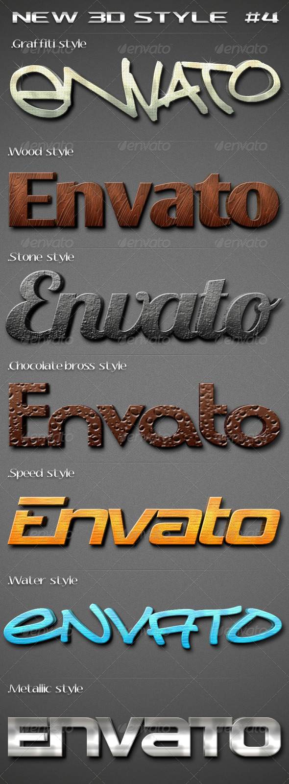GraphicRiver New 3D Text Style 4 187164 GraphicRiver New 3D Text Style 4 187164