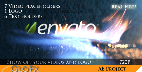VideoHive Fire Video Display 1074625 VideoHive Fire Video Display 1074625
