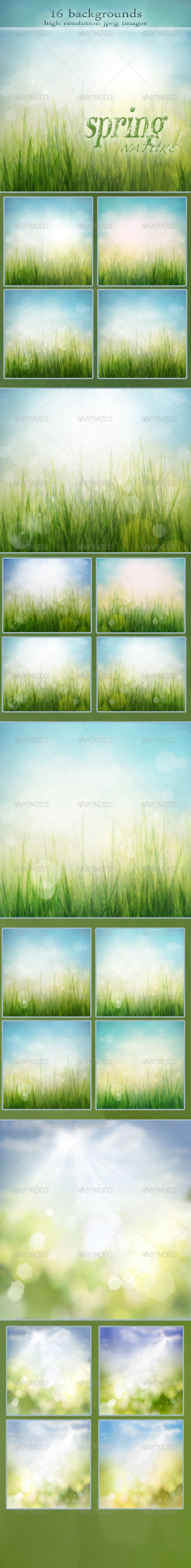 GraphicRiver Nature Spring Backgrounds with Bokeh Effect vol.2 1590614 GraphicRiver Nature Spring Backgrounds with Bokeh Effect vol.2 1590614