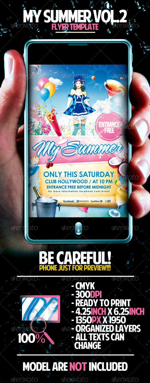 GraphicRiver My Summer Vol.2 Flyer Template 1585106 GraphicRiver My Summer Vol.2 Flyer Template 1585106