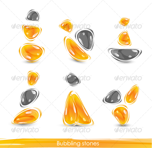 GraphicRiver Abstract glass orange shapes 62816 GraphicRiver Abstract glass orange shapes 62816