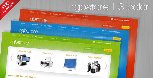 RGBStore - Ecommerce PSD Template