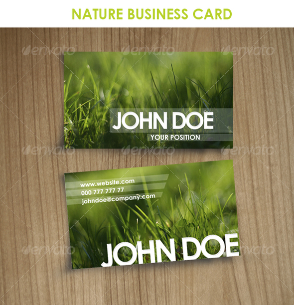 GraphicRiver Nature Business Card 63493 GraphicRiver Nature Business Card 63493