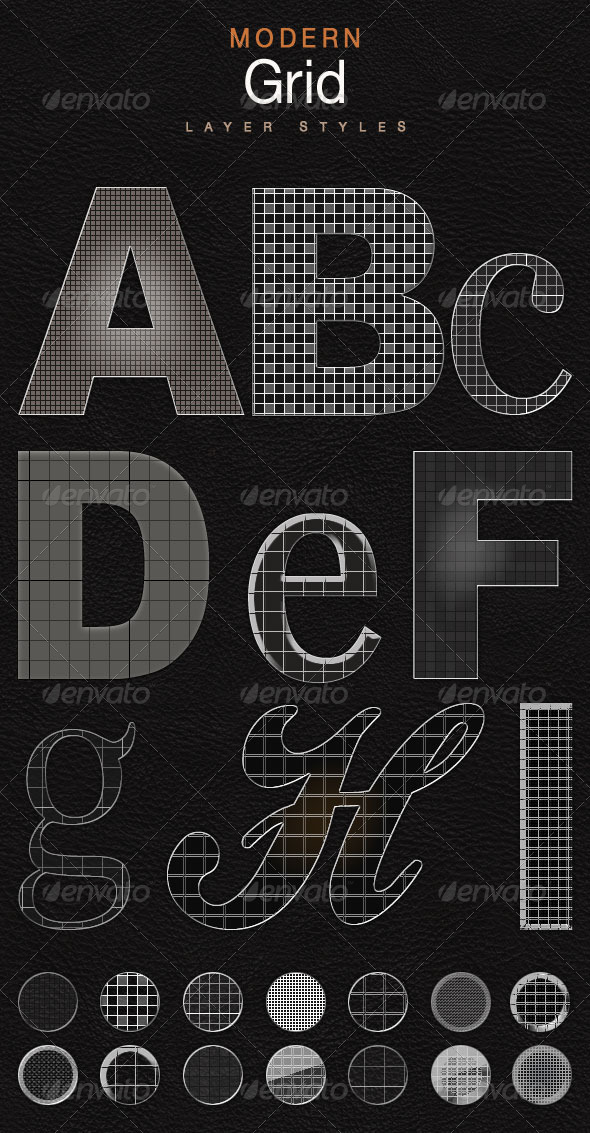 GraphicRiver Modern Grid Layer Styles Mesh & Mosaic 193925 GraphicRiver Modern Grid Layer Styles Mesh & Mosaic 193925