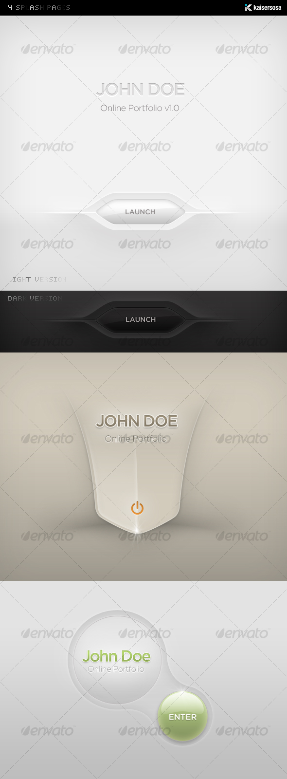 GraphicRiver 4 Splash Pages 67199 GraphicRiver 4 Splash Pages 67199