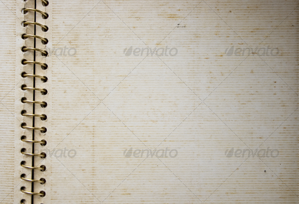 GraphicRiver Old spiral bind album 68535 GraphicRiver Old spiral bind album 68535