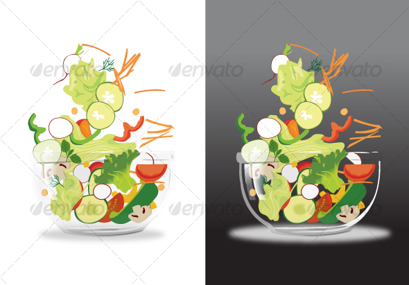 Salad Bar Free Clip Art » Tinkytyler.org - Stock Photos & Graphics