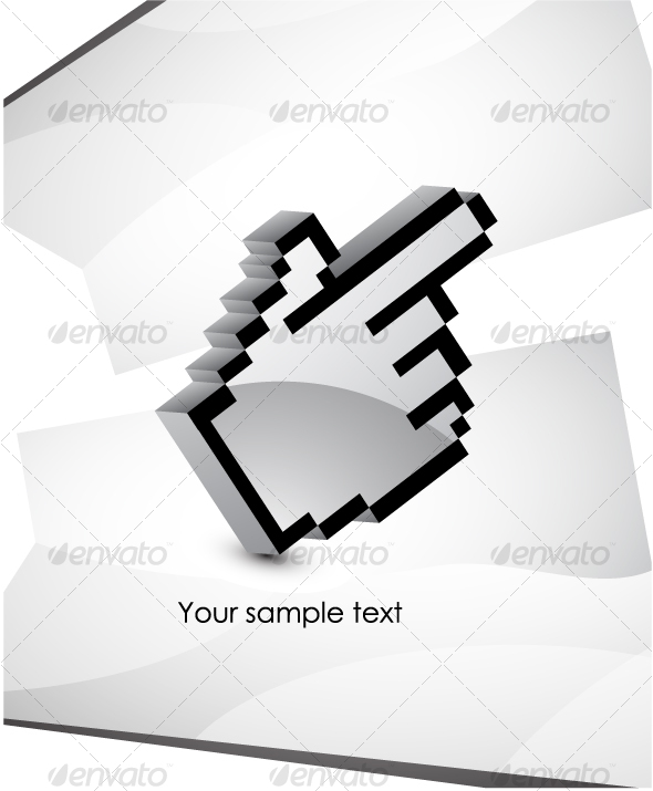GraphicRiver Computer cursor on metal surface 70543 GraphicRiver Computer cursor on metal surface 70543