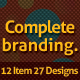 Print ready complete branding Print ready complete branding - GraphicRiver Item for Sale