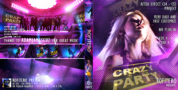 After Effects Project - VideoHive Crazy Party 1851409