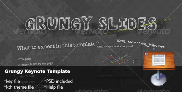 GraphicRiver Grungy Keynote Template 72695 GraphicRiver Grungy Keynote Template 72695