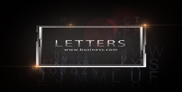 After Effects Project - VideoHive Letters 222240 After Effects Project - VideoHive Letters 222240