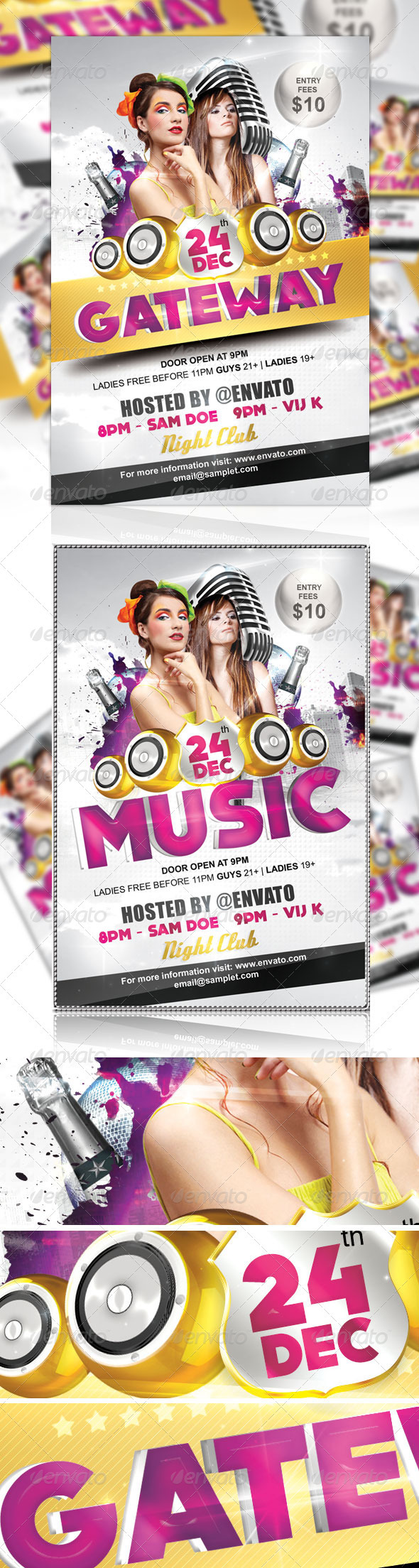 GraphicRiver Gateway Party Flyer 865929