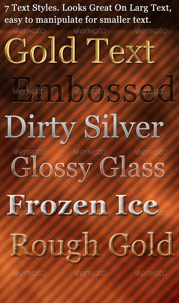 GraphicRiver Stylish& Elegant Text Effect Pack 74803 GraphicRiver Stylish& Elegant Text Effect Pack 74803