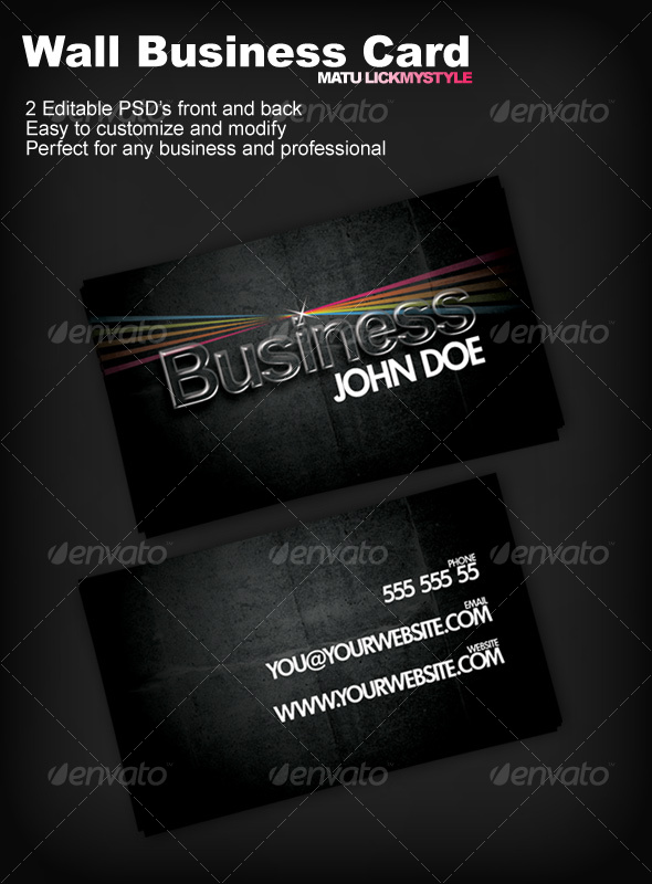 GraphicRiver Wall Business Card 75070 GraphicRiver Wall Business Card 75070
