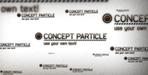 After Effects Project - VideoHive Concept Particle AE CS3 Project File 40796 After Effects Project - VideoHive Concept Particle AE CS3 Project File 40796
