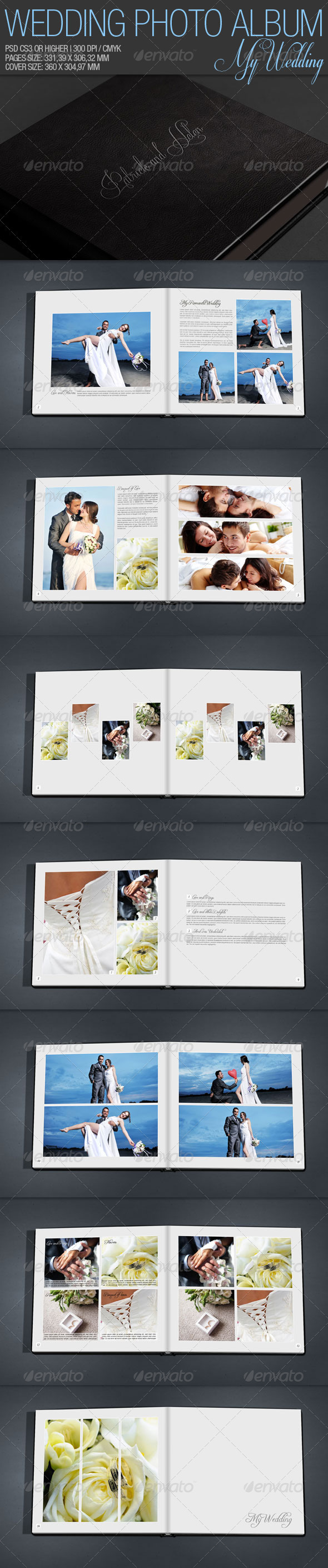 Download Torrent Creative Wedding Album Psd Templates Vol 1 12 Maydesk Com Yellowimages Mockups