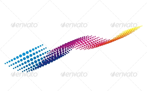 GraphicRiver Color pixel wave 75967