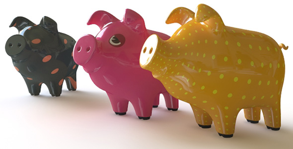 3DOcean Piggy Bank 76011 3DOcean Piggy Bank 76011