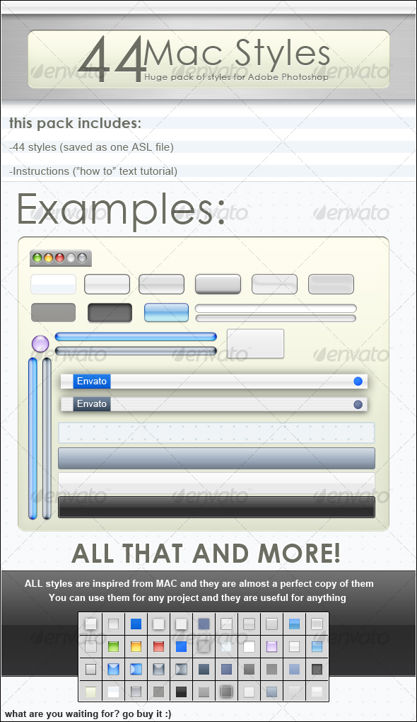 GraphicRiver Mac Styles 76105 GraphicRiver Mac Styles 76105