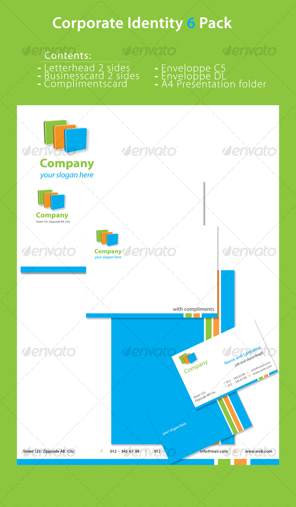 GraphicRiver Corporate Identity 6 Pack 71346 GraphicRiver Corporate Identity 6 Pack 71346