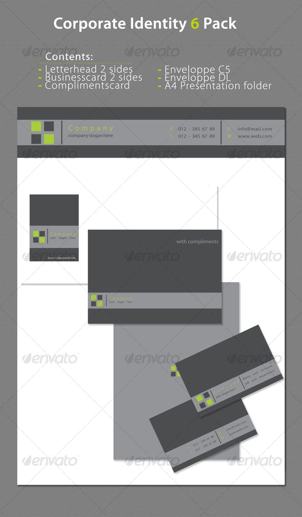 GraphicRiver Corporate Identity 6 Pack 70727 GraphicRiver Corporate Identity 6 Pack 70727