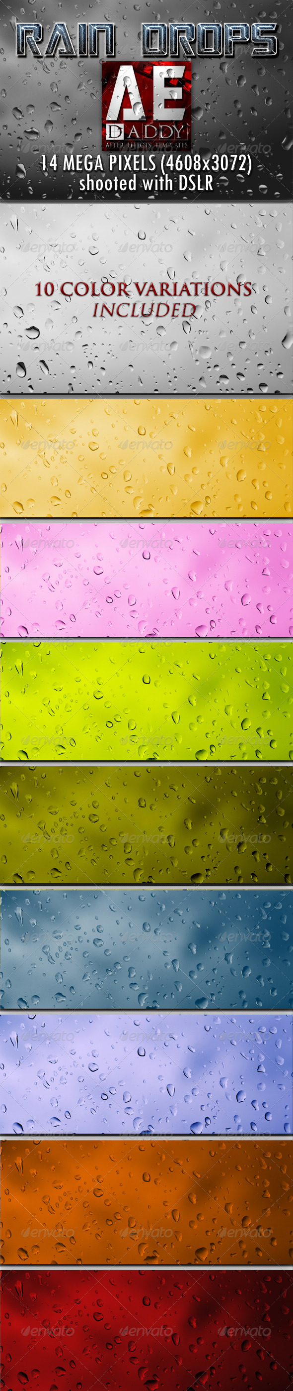 GraphicRiver Rain Drops 233846 GraphicRiver Rain Drops 233846