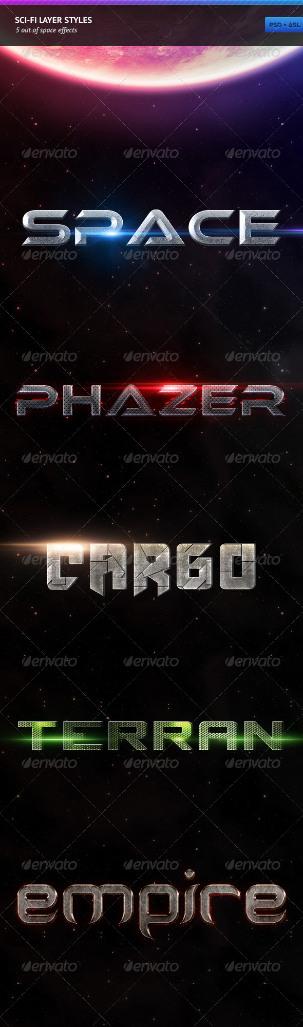 GraphicRiver Sci-Fi Layer Styles Vol 1 234086 GraphicRiver Sci-Fi Layer Styles Vol 1 234086