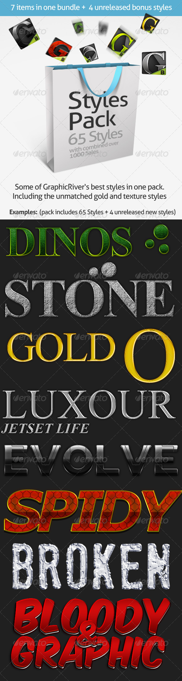 GraphicRiver Premium Text Styles Bundle 65 Photoshop Styles 235510 GraphicRiver Premium Text Styles Bundle 65 Photoshop Styles 235510