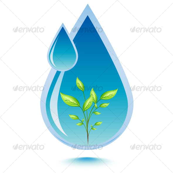 GraphicRiver Water and leaf 77587 GraphicRiver Water and leaf 77587