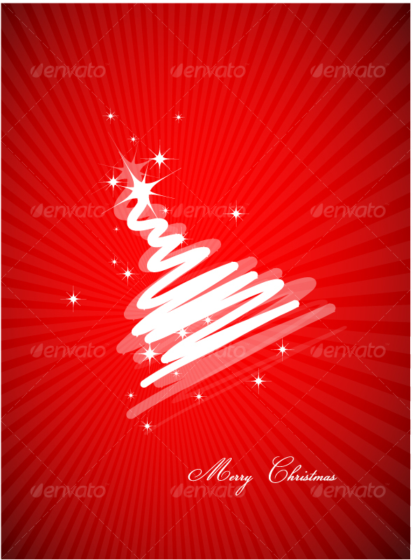 GraphicRiver Stylized Christmas Tree design 77753 GraphicRiver Stylized Christmas Tree design 77753