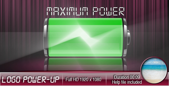 After Effects Project - VideoHive Logo Power-Up 238658 After Effects Project - VideoHive Logo Power-Up 238658