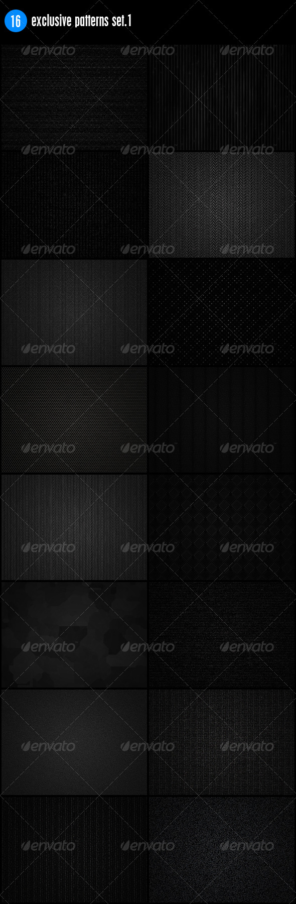 GraphicRiver 16 Exclusive Patterns Set.2 241083 GraphicRiver 16 Exclusive Patterns Set.2 241083