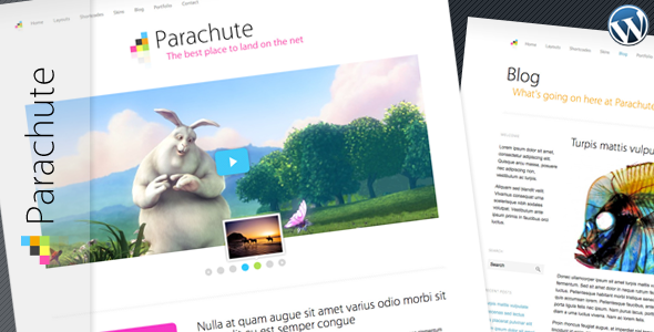 Parachute: Minimalistic Business WordPress Theme