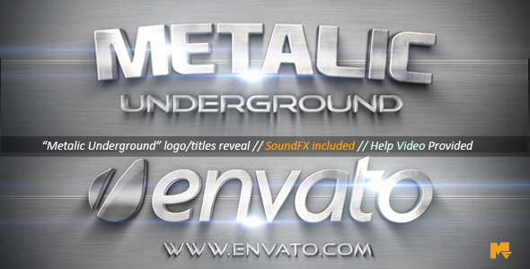 After Effects Project - VideoHive Metalic Underground 242261