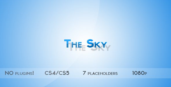 After Effects Project - VideoHive The Sky 242607 After Effects Project - VideoHive The Sky 242607