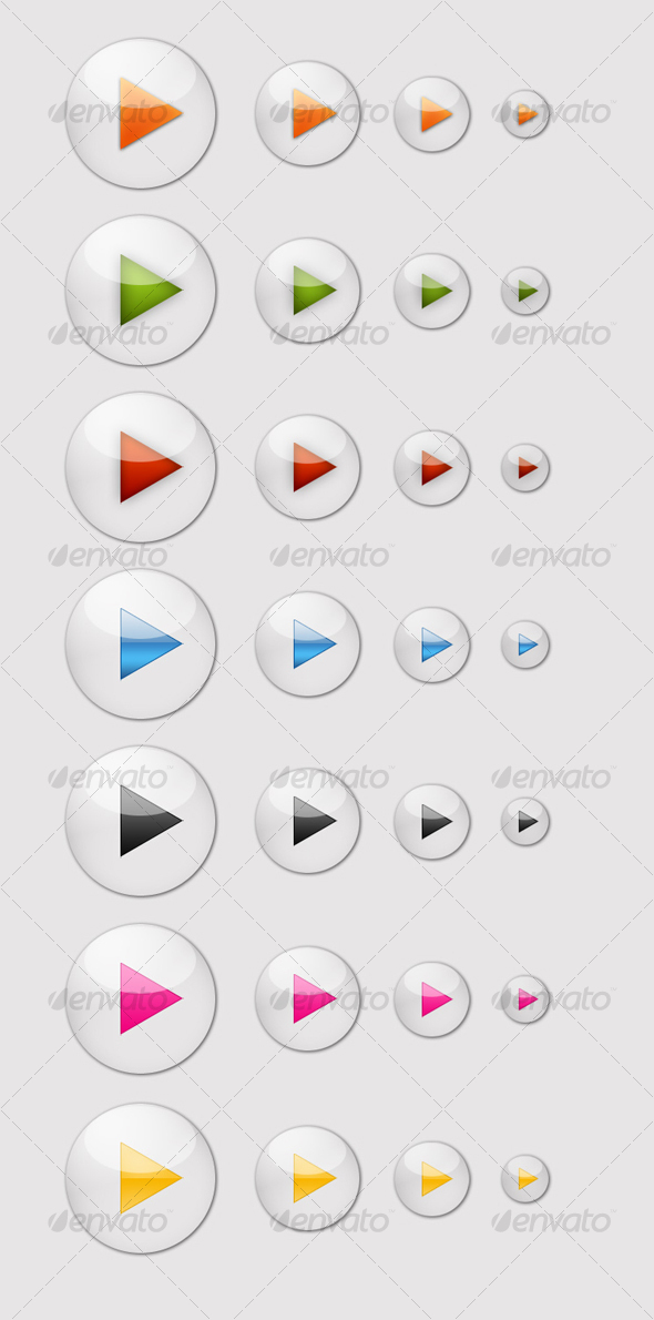 GraphicRiver 7 Glossy Play Icons 81075 GraphicRiver 7 Glossy Play Icons 81075