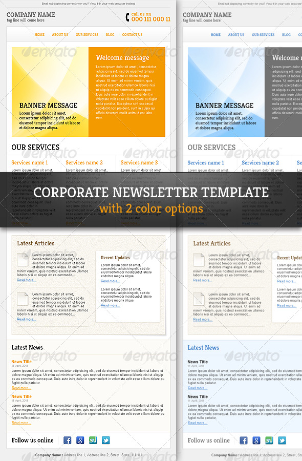 GraphicRiver Corporate & Professional Email Newsletter Template 244379 GraphicRiver Corporate & Professional Email Newsletter Template 244379