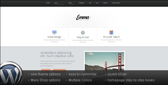 Business and Portfolio Wordpress Theme - Emma
