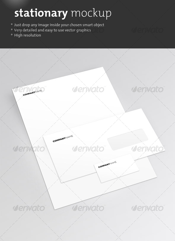 GraphicRiver Clean Stationary Mockup 76125 GraphicRiver Clean Stationary Mockup 76125