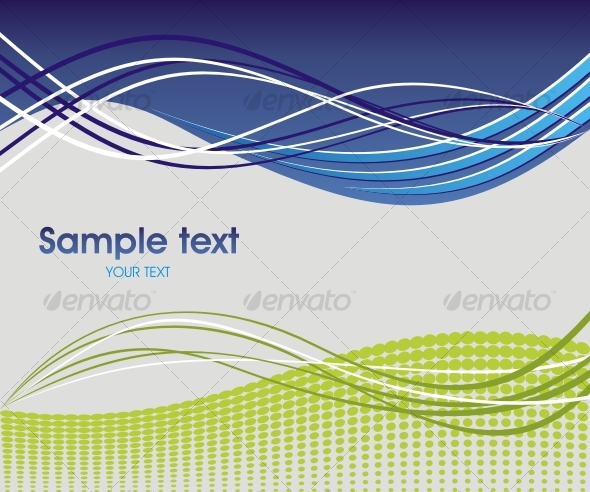 GraphicRiver Dynamic wave background in blue and green 83804 GraphicRiver Dynamic wave background in blue and green 83804