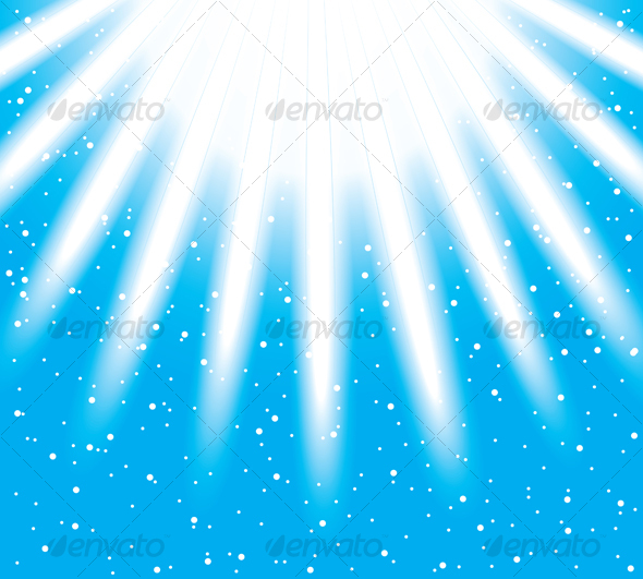 GraphicRiver Vector snowflakes descending on a path of light ra 83814 GraphicRiver Vector snowflakes descending on a path of light ra 83814