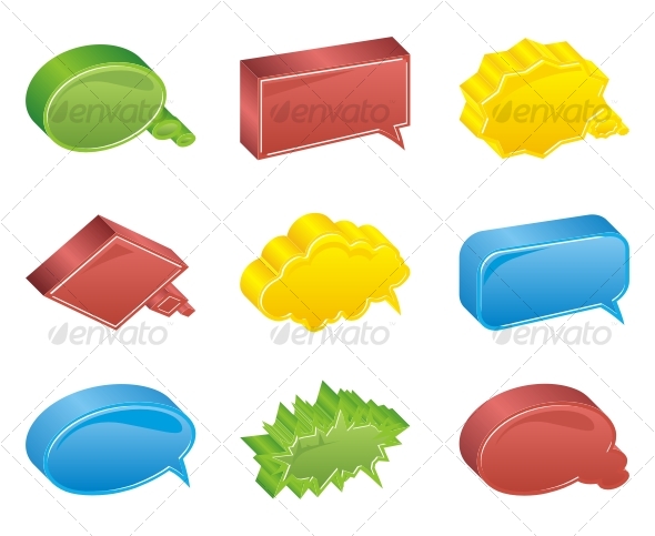 GraphicRiver Colour bubbles collection Vector 3d 83894 GraphicRiver Colour bubbles collection Vector 3d 83894