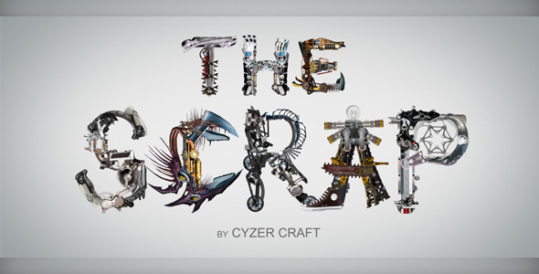 VideoHive The Scrap Transforming Alphabet 2280872 VideoHive The Scrap Transforming Alphabet 2280872