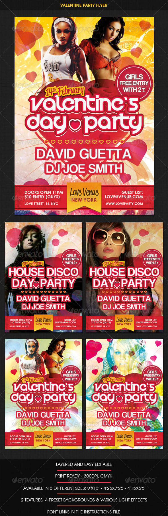 GraphicRiver Valentine Day Party Flyer 1235439 GraphicRiver Valentine Day Party Flyer 1235439